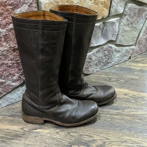 Fiorentini+Baker Straight Brown Leather Boot 1" 39
